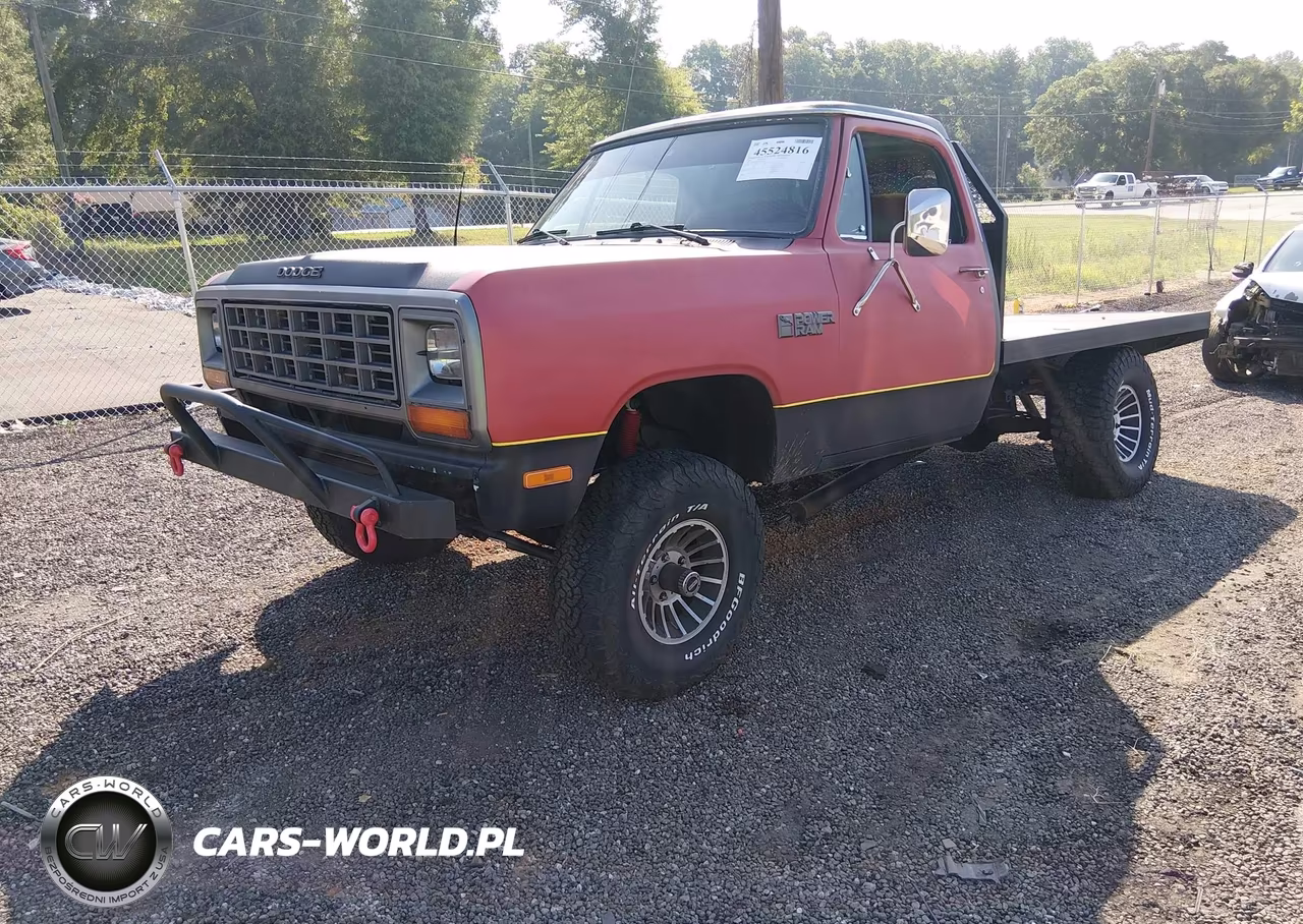 1985 Dodge W-Series W100-W150 VIN:1B7HW14TXFS616166 - 2