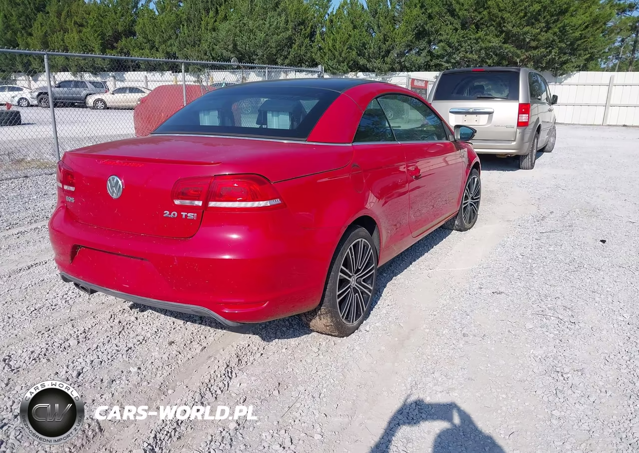 2013 Volkswagen Eos Sport VIN:WVWBW8AH7DV007305 - 4