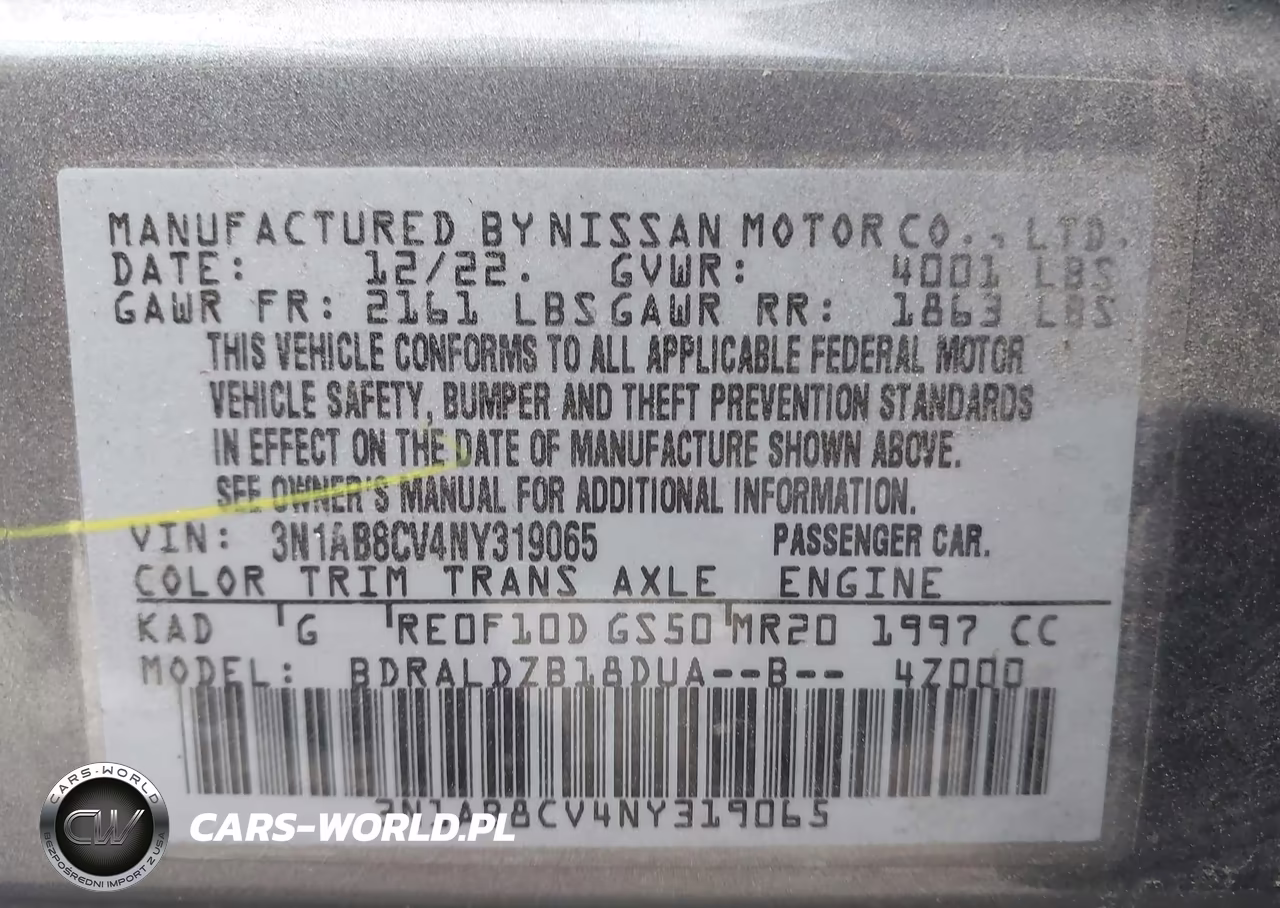 2022 Nissan Sentra Sv Xtronic Cvt VIN:3N1AB8CV4NY319065 - 9