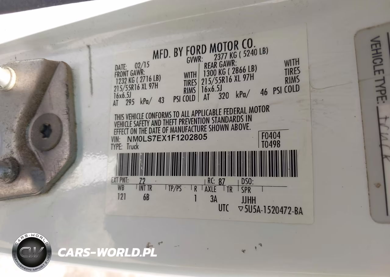 2015 Ford Transit Connect Xl VIN:NM0LS7EX1F1202805 - 9