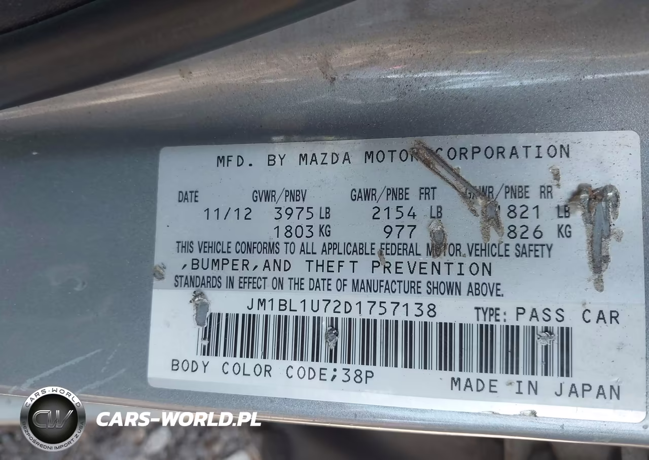 2013 Mazda Mazda3 I Sport VIN:JM1BL1U72D1757138 - 9