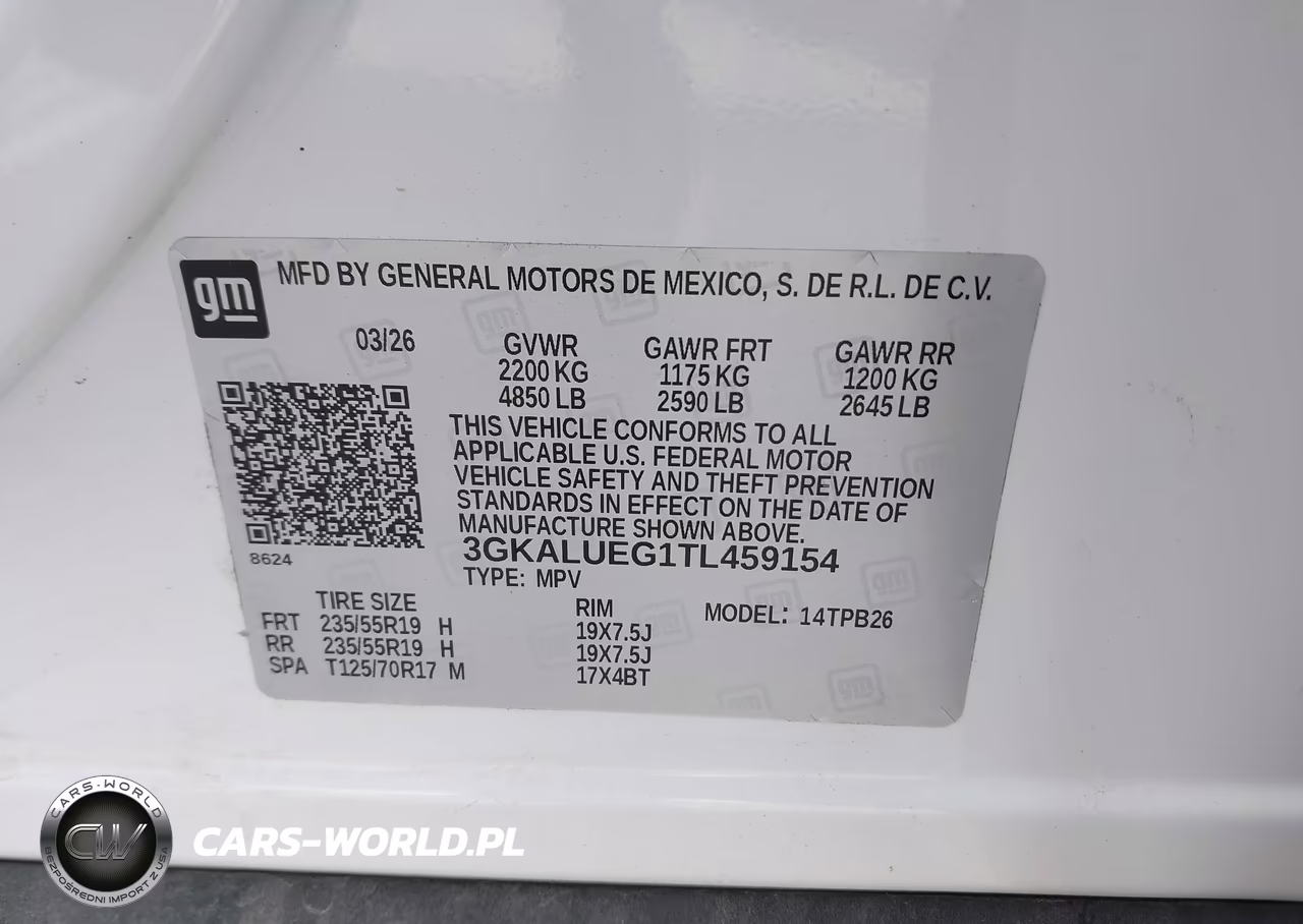 2026 GMC Terrain Awd Elevation VIN:3GKALUEG1TL459154 - 9