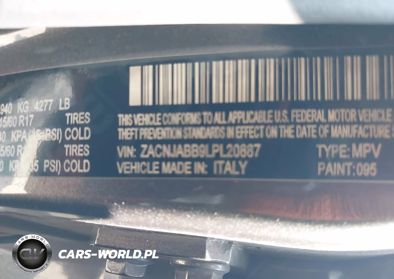 2020 Jeep Renegade Latitude Fwd VIN:ZACNJABB9LPL20887 - 9