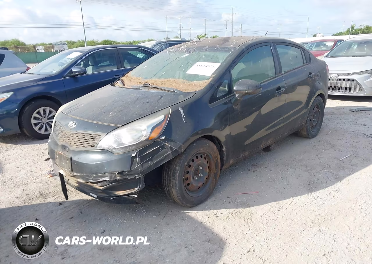 2014 Kia Rio Lx VIN:KNADM4A30E6399046 - 2