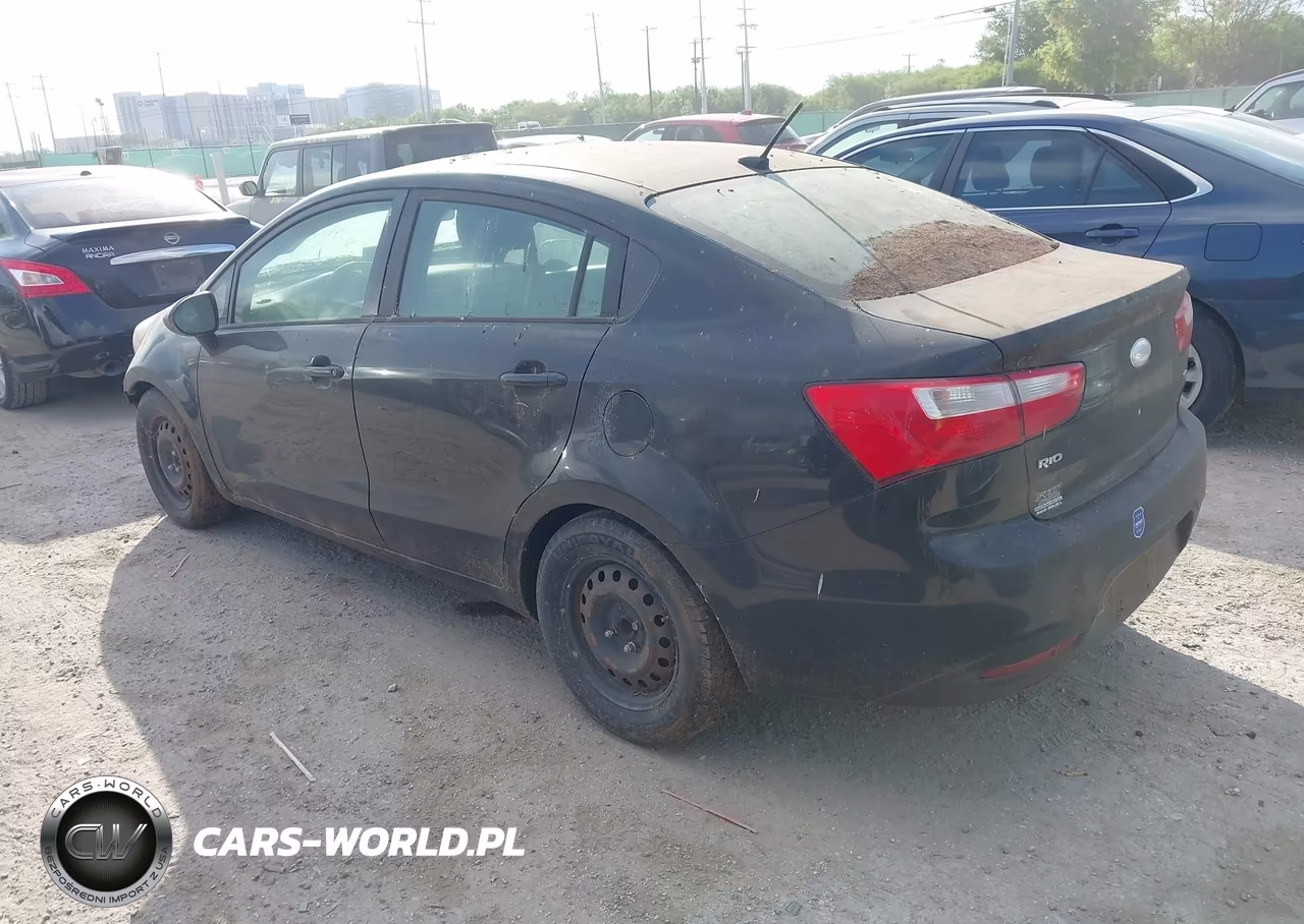 2014 Kia Rio Lx VIN:KNADM4A30E6399046 - 3