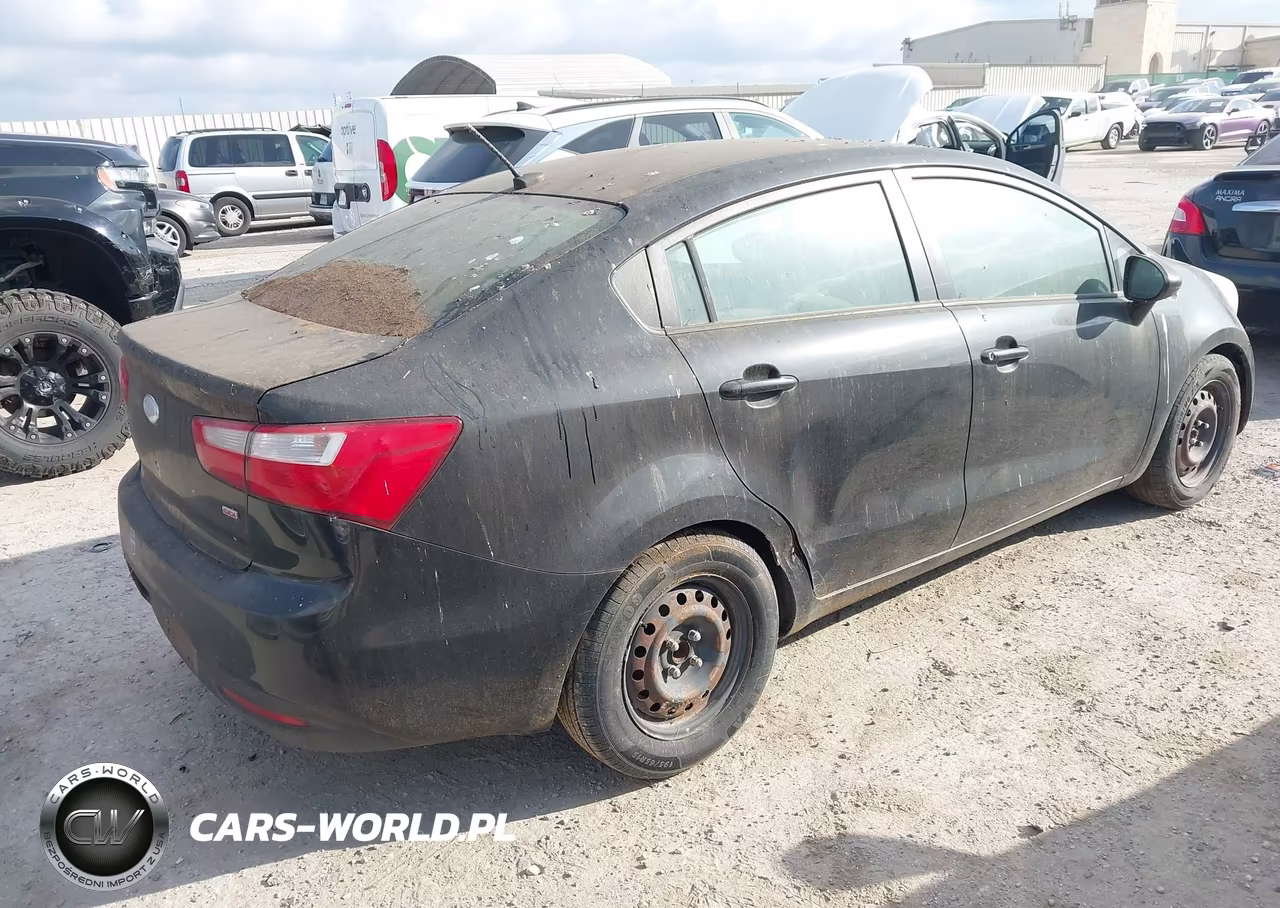 2014 Kia Rio Lx VIN:KNADM4A30E6399046 - 4