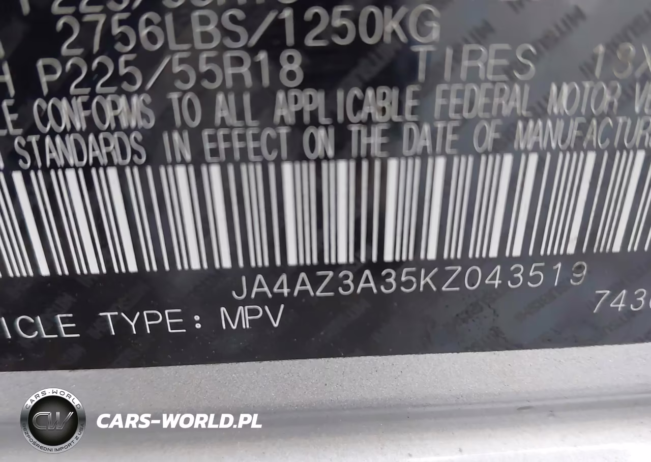 2019 Mitsubishi Outlander Se VIN:JA4AZ3A35KZ043519 - 9