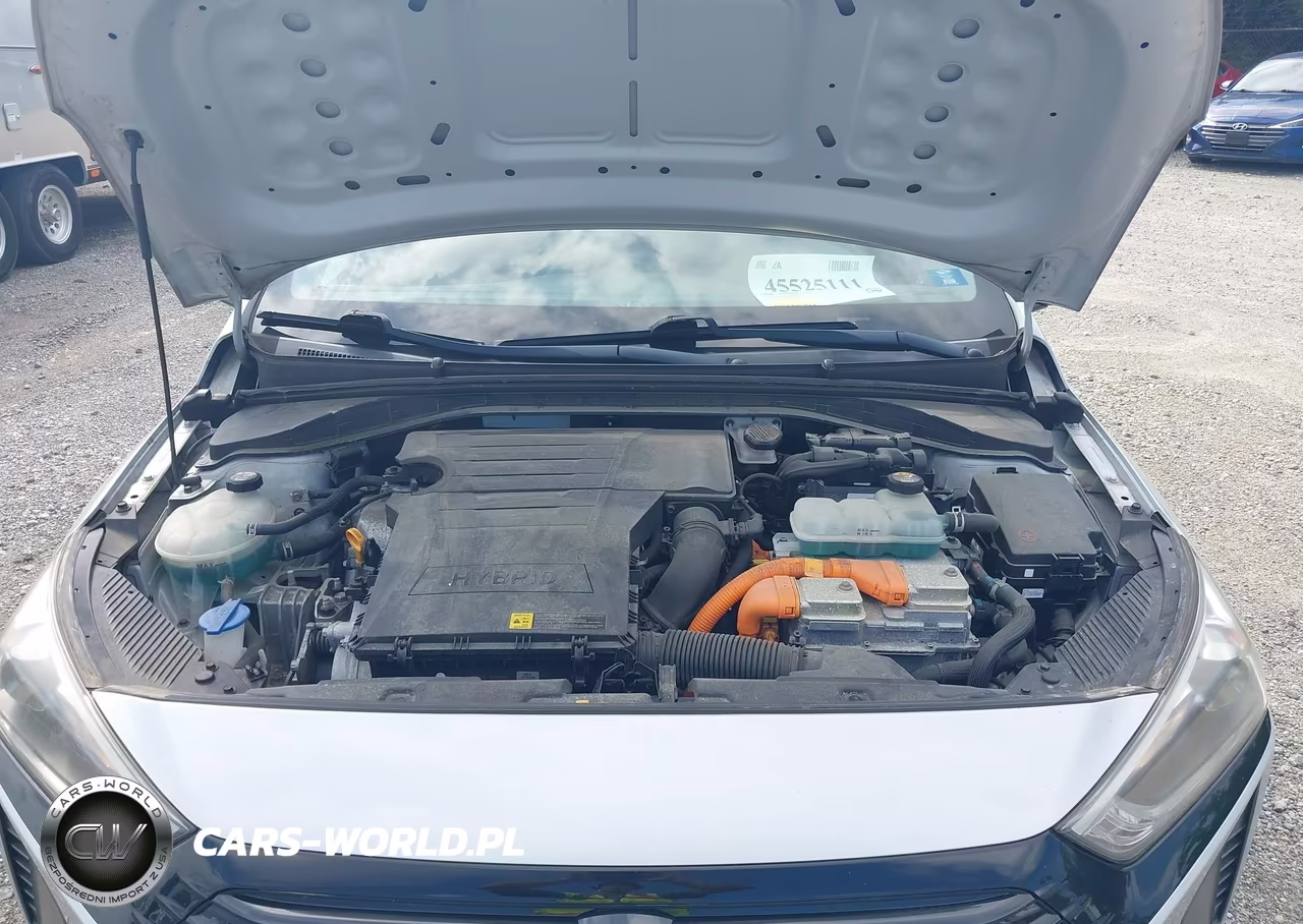 2018 Hyundai Ioniq Hybrid Blue VIN:KMHC65LC1JU076590 - 10