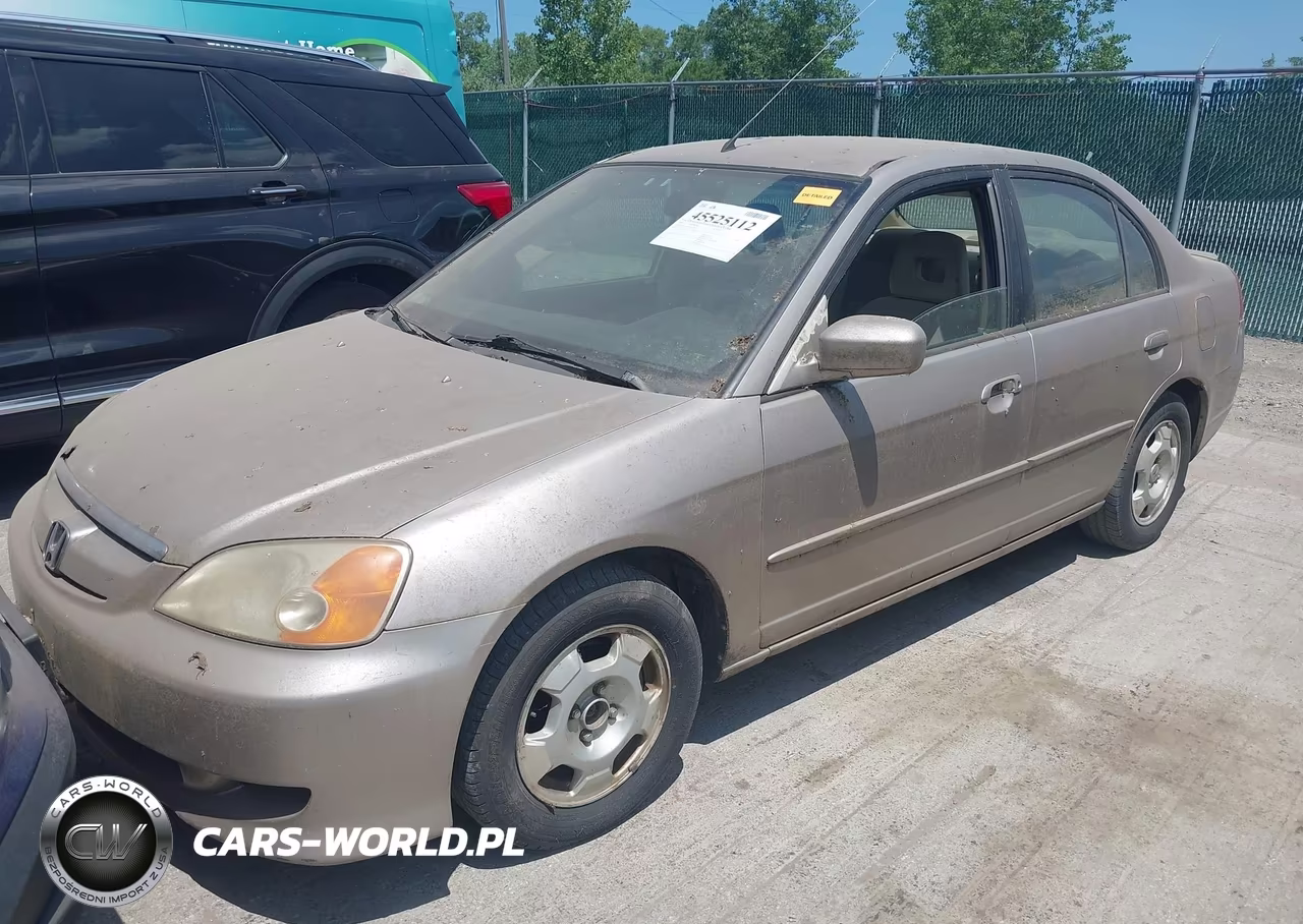 2003 Honda Civic Hybrid VIN:JHMES95653S007406 - 2