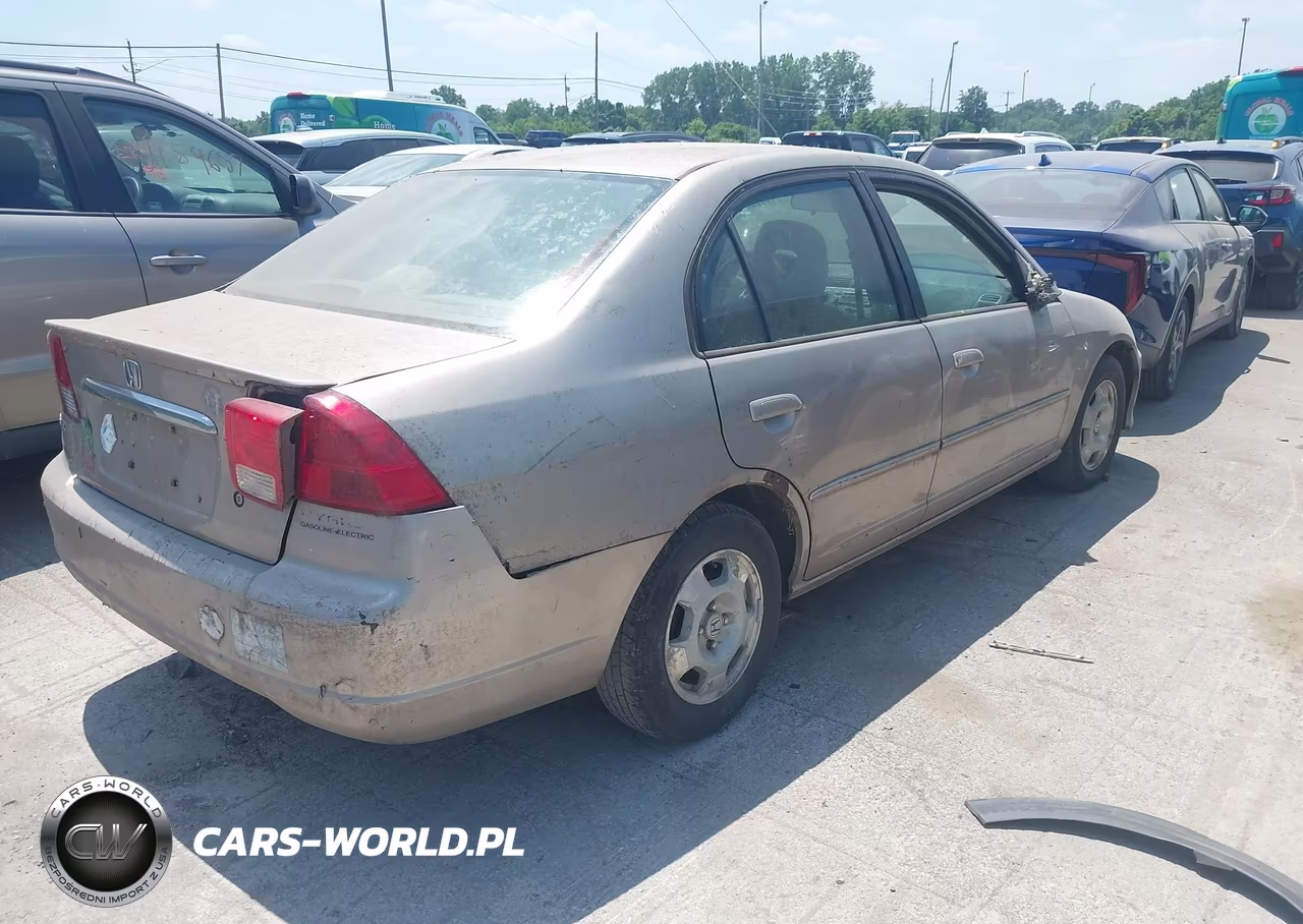 2003 Honda Civic Hybrid VIN:JHMES95653S007406 - 4