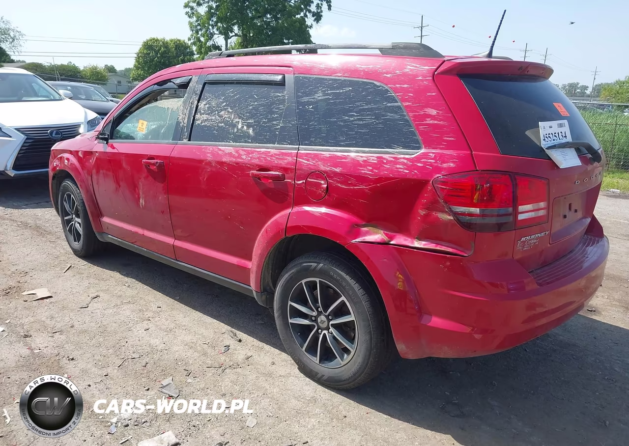 2018 Dodge Journey Se VIN:3C4PDCAB4JT429618 - 3
