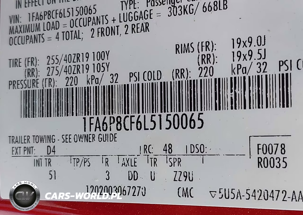 2020 Ford Mustang Gt Premium Fastback VIN:1FA6P8CF6L5150065 - 9