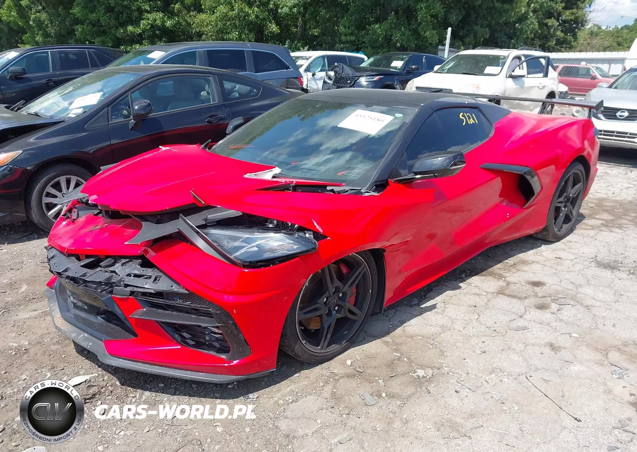 2022 Chevrolet Corvette Stingray Rwd 2Lt VIN:1G1YB3D46N5115121 - 2