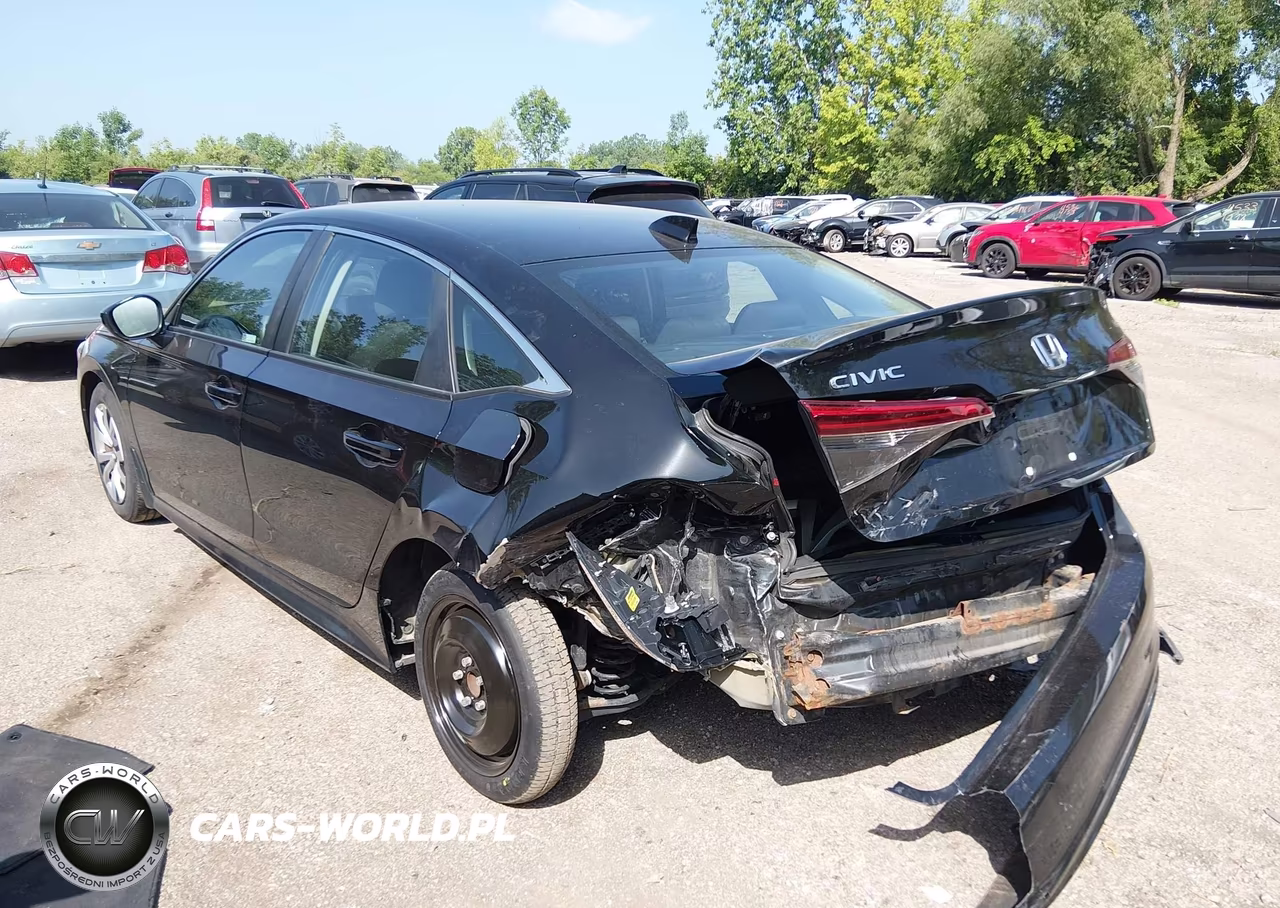 2022 Honda Civic Lx VIN:2HGFE2F20NH540257 - 3