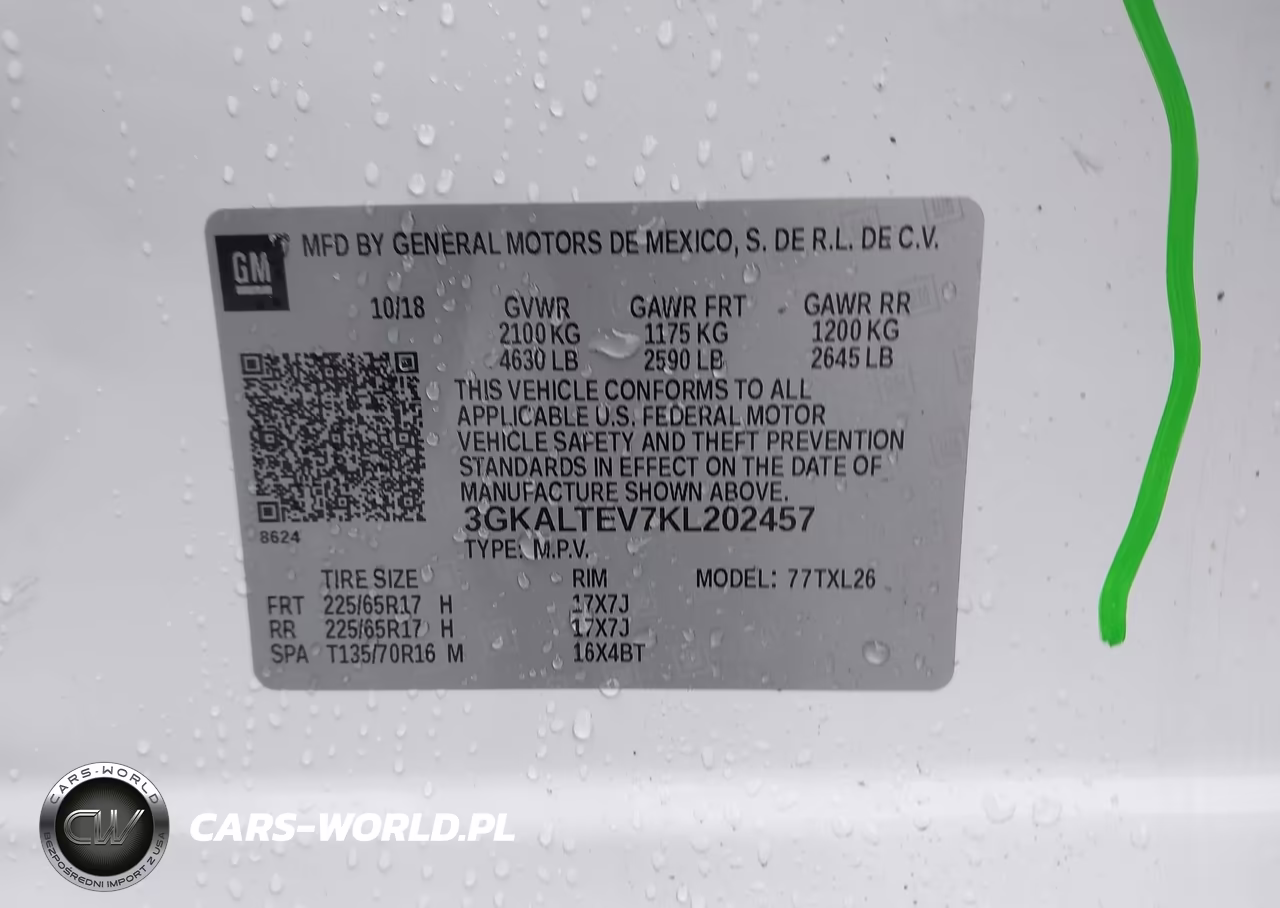 2019 GMC Terrain Sle VIN:3GKALTEV7KL202457 - 9