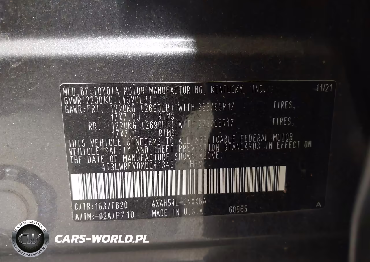 2021 Toyota Rav4 Hybrid Le VIN:4T3LWRFV0MU041345 - 9