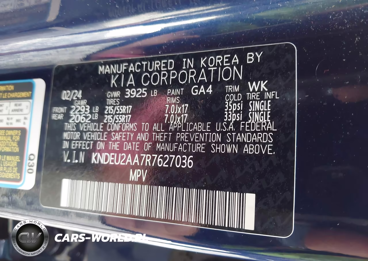 2024 Kia Seltos S VIN:KNDEU2AA7R7627036 - 9