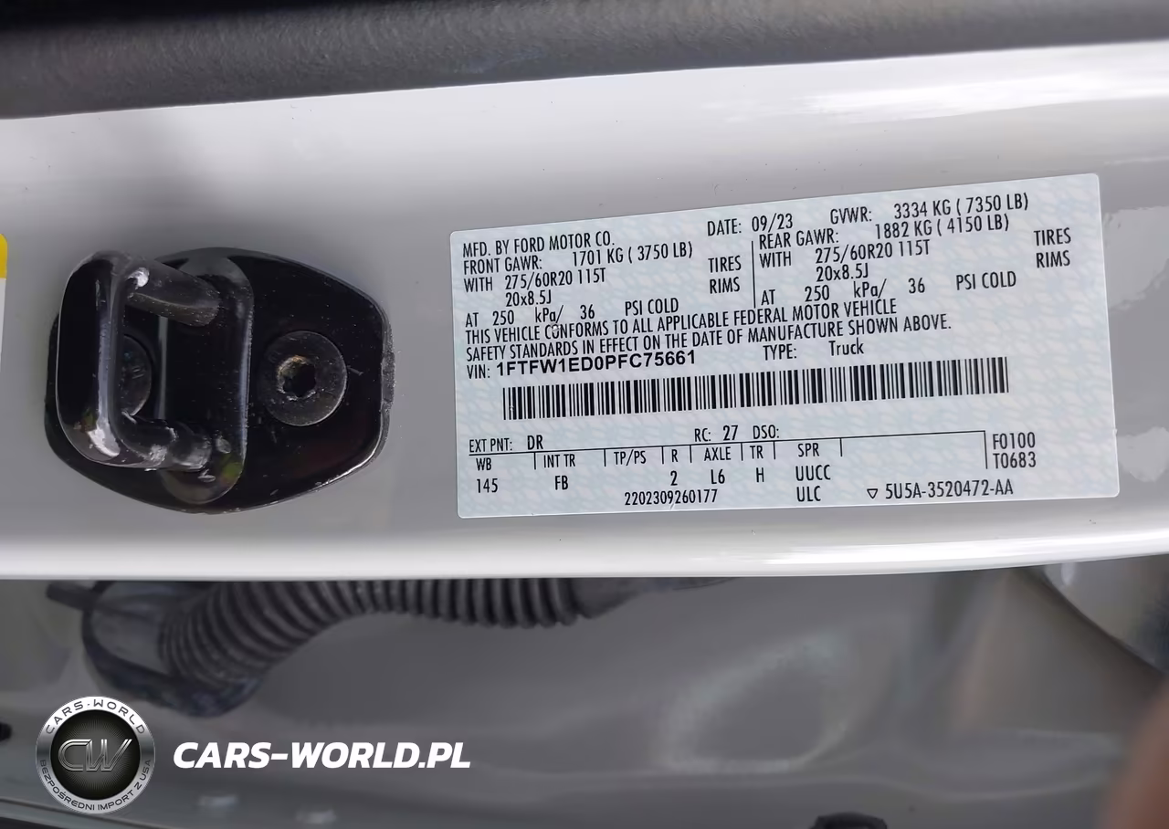 2023 Ford F-150 Xlt VIN:1FTFW1ED0PFC75661 - 9