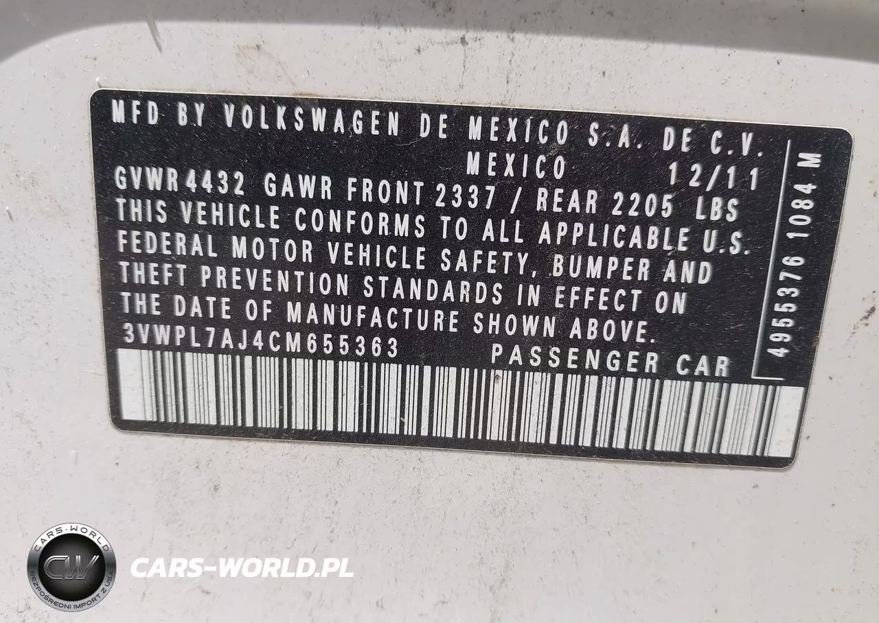 2012 Volkswagen Jetta Sportwagen 2.0L Tdi VIN:3VWPL7AJ4CM655363 - 9