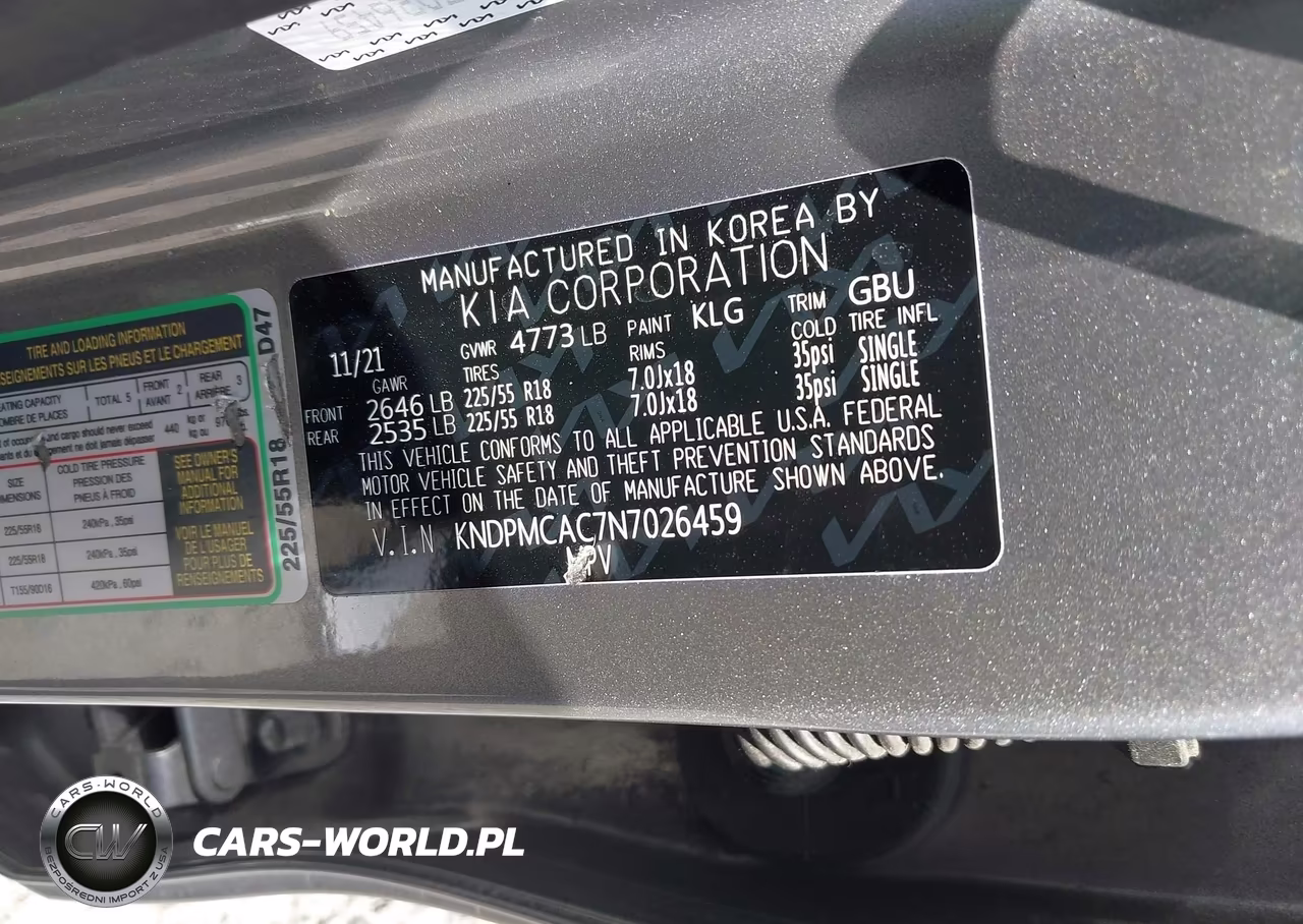 2022 Kia Sportage Lx VIN:KNDPMCAC7N7026459 - 9