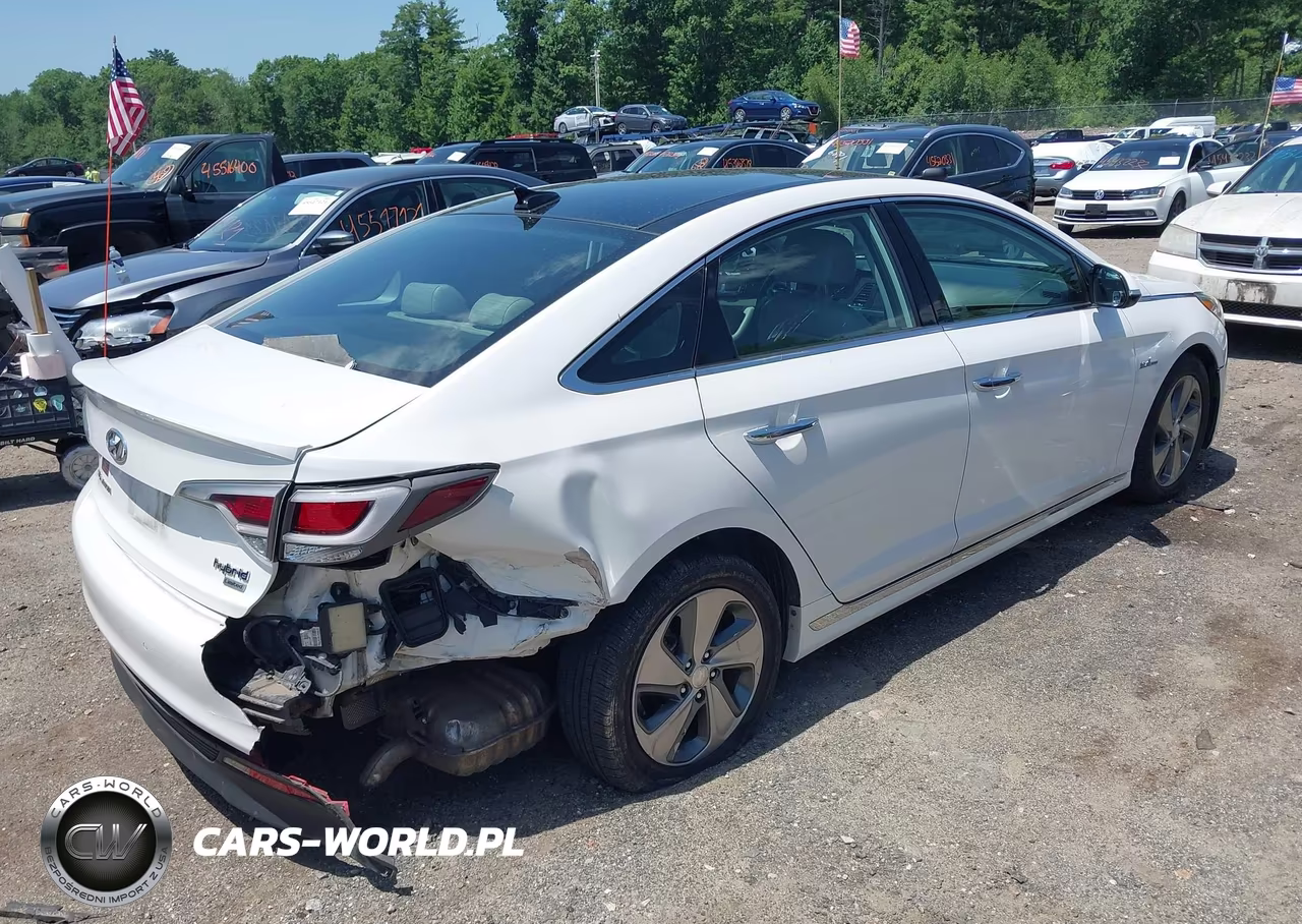 2017 Hyundai Sonata Hybrid Limited VIN:KMHE34L16HA051416 - 4
