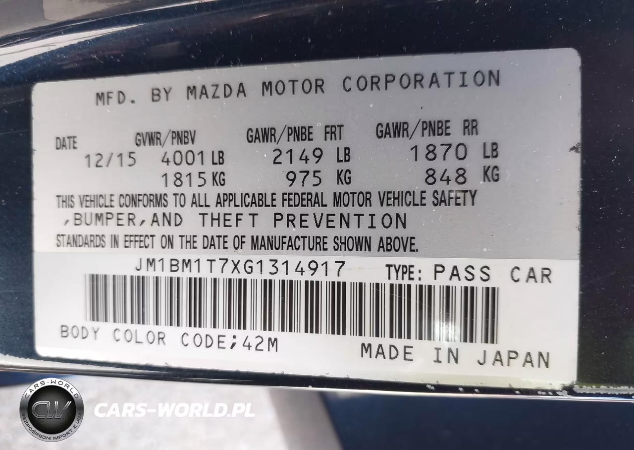 2016 Mazda Mazda3 I Sport VIN:JM1BM1T7XG1314917 - 9