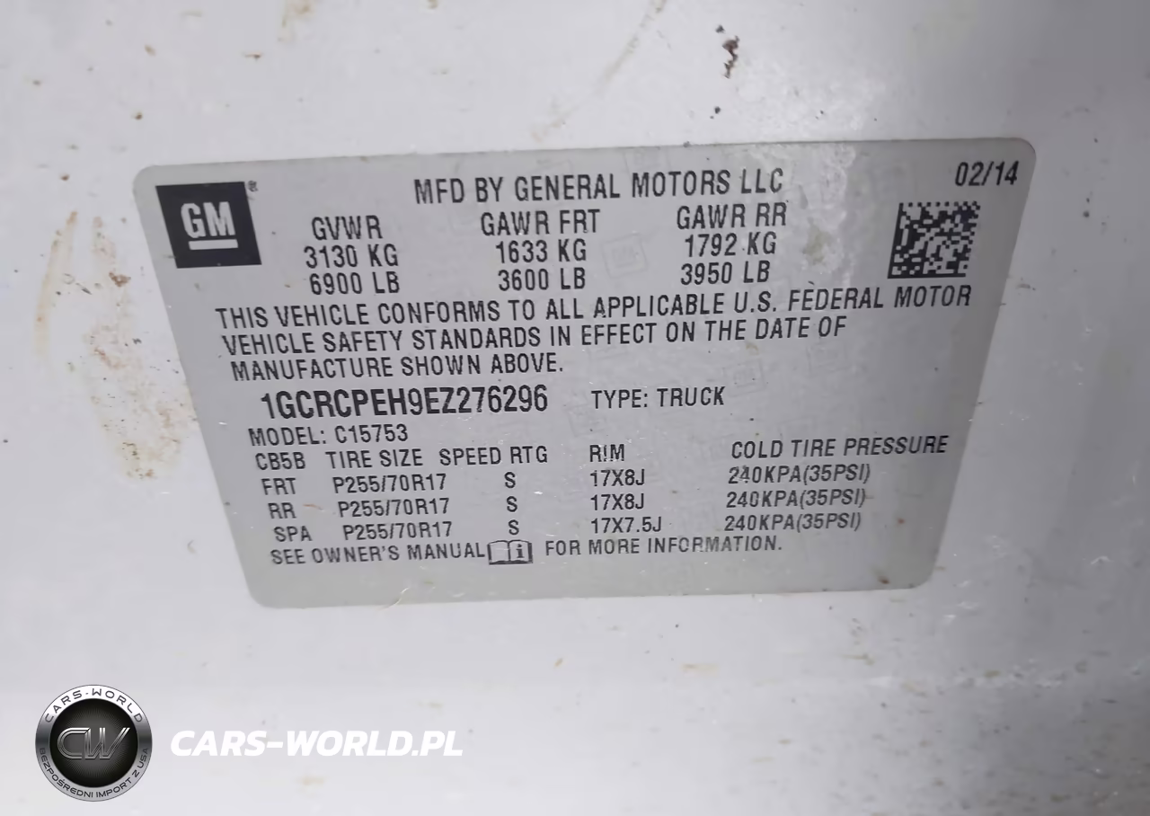 2014 Chevrolet Silverado 1500 Work Truck VIN:1GCRCPEH9EZ276296 - 9