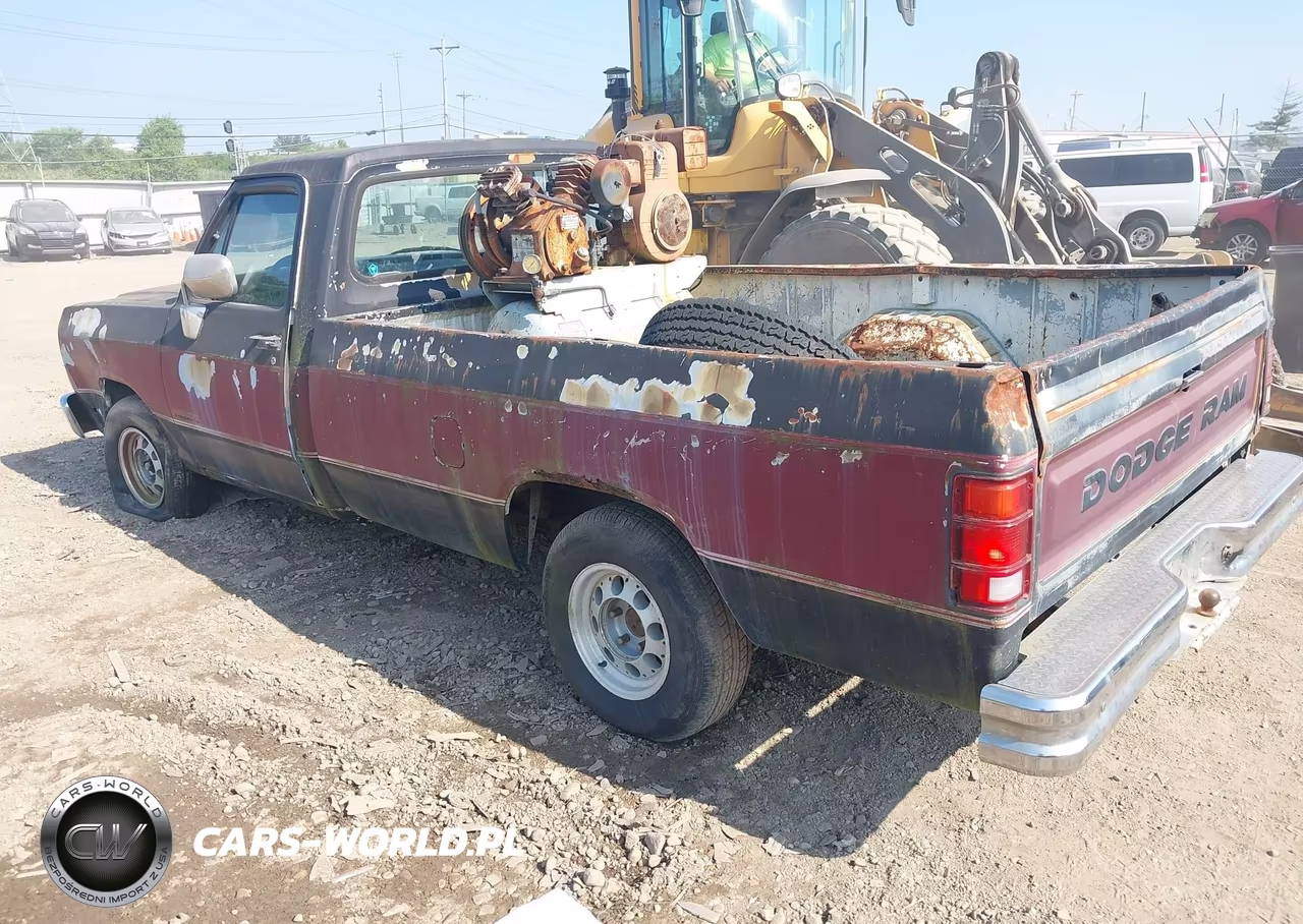 1991 Dodge D-Series D150 VIN:1B7HE16Y8MS355340 - 3