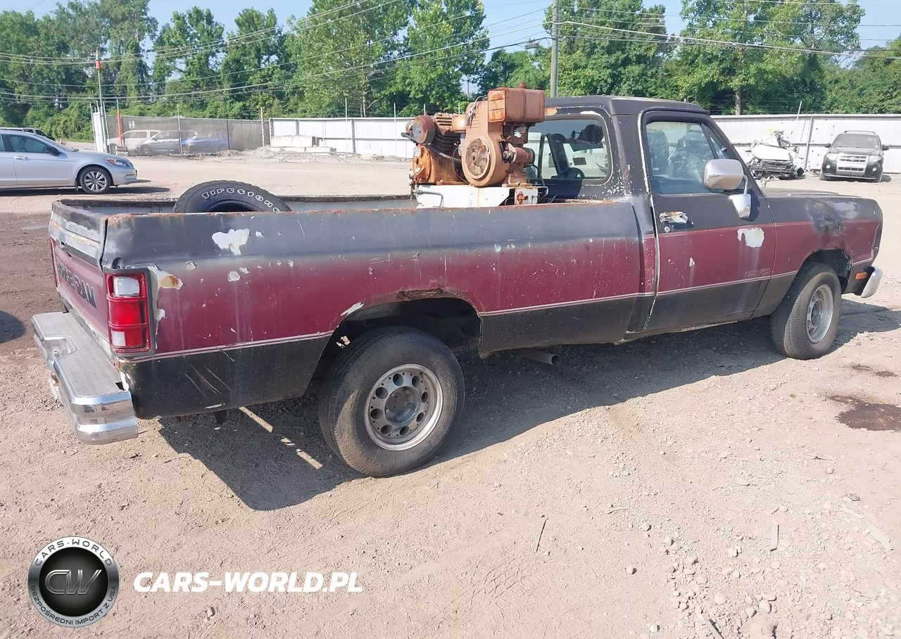 1991 Dodge D-Series D150 VIN:1B7HE16Y8MS355340 - 4