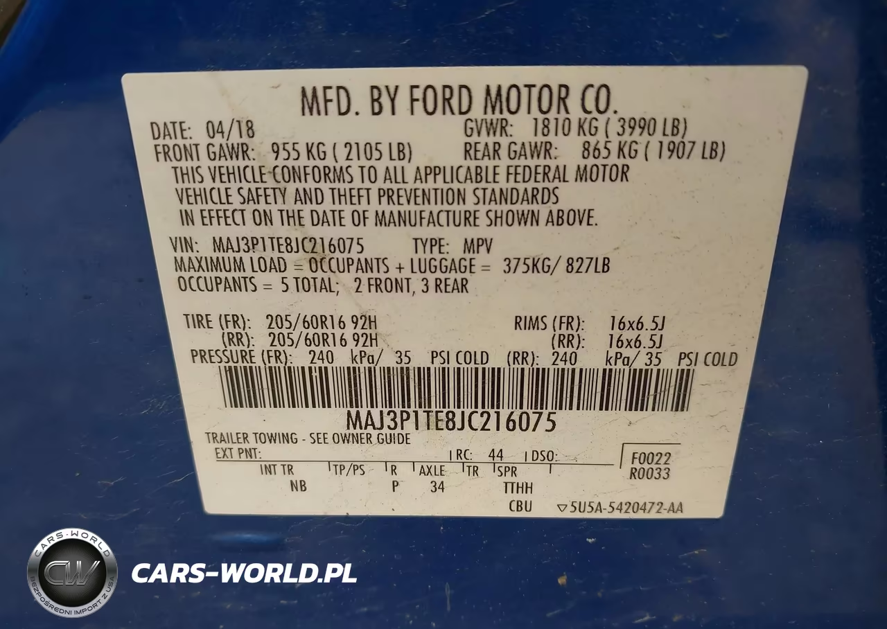 2018 Ford Ecosport Se VIN:MAJ3P1TE8JC216075 - 9