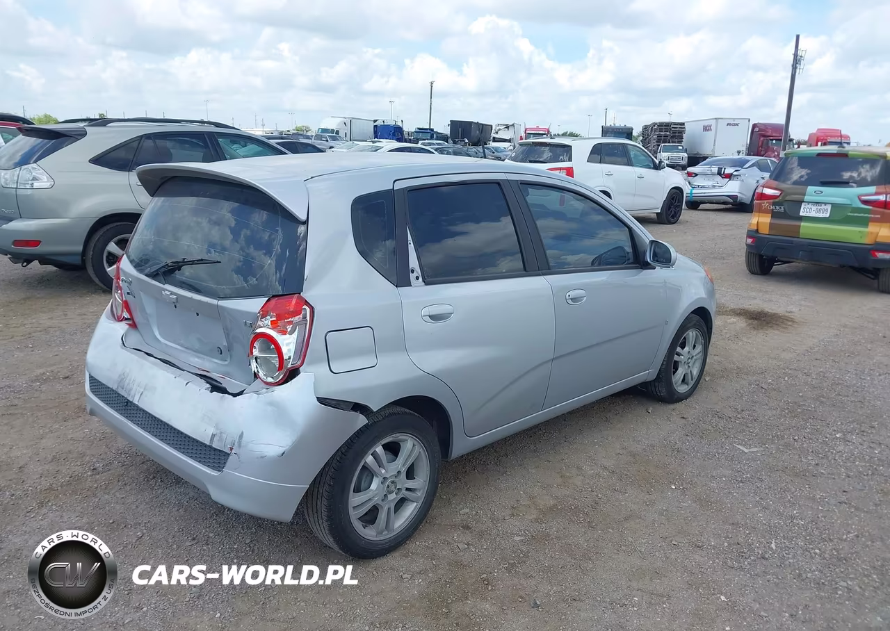 2009 Chevrolet Aveo Lt VIN:KL1TD66E89B656401 - 4