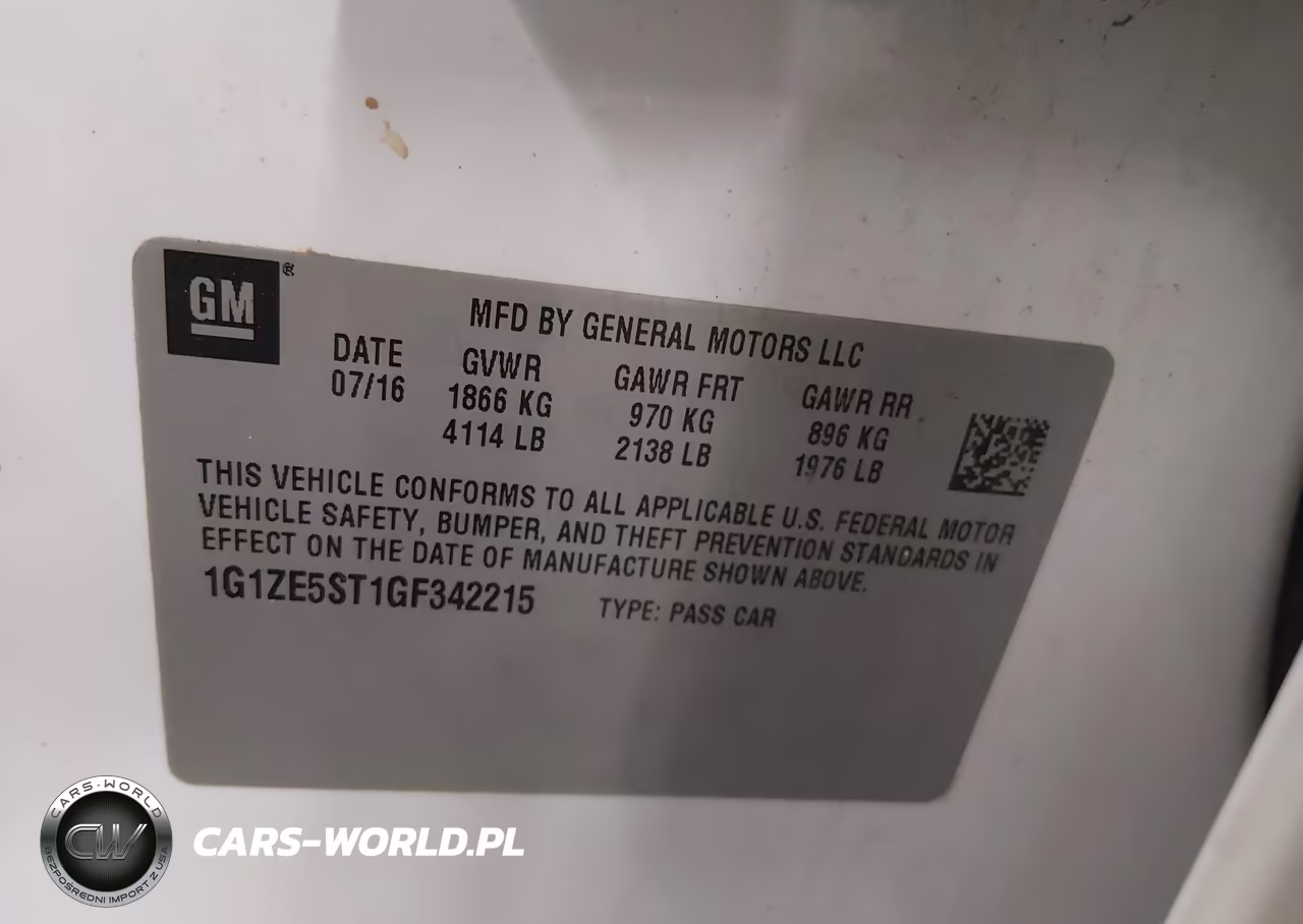 2016 Chevrolet Malibu 1Lt VIN:1G1ZE5ST1GF342215 - 9