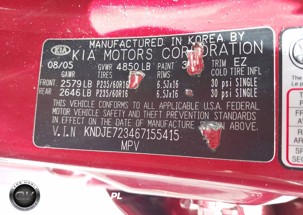 2006 Kia Sportage Ex V6-Lx V6 VIN:KNDJE723467155415 - 9
