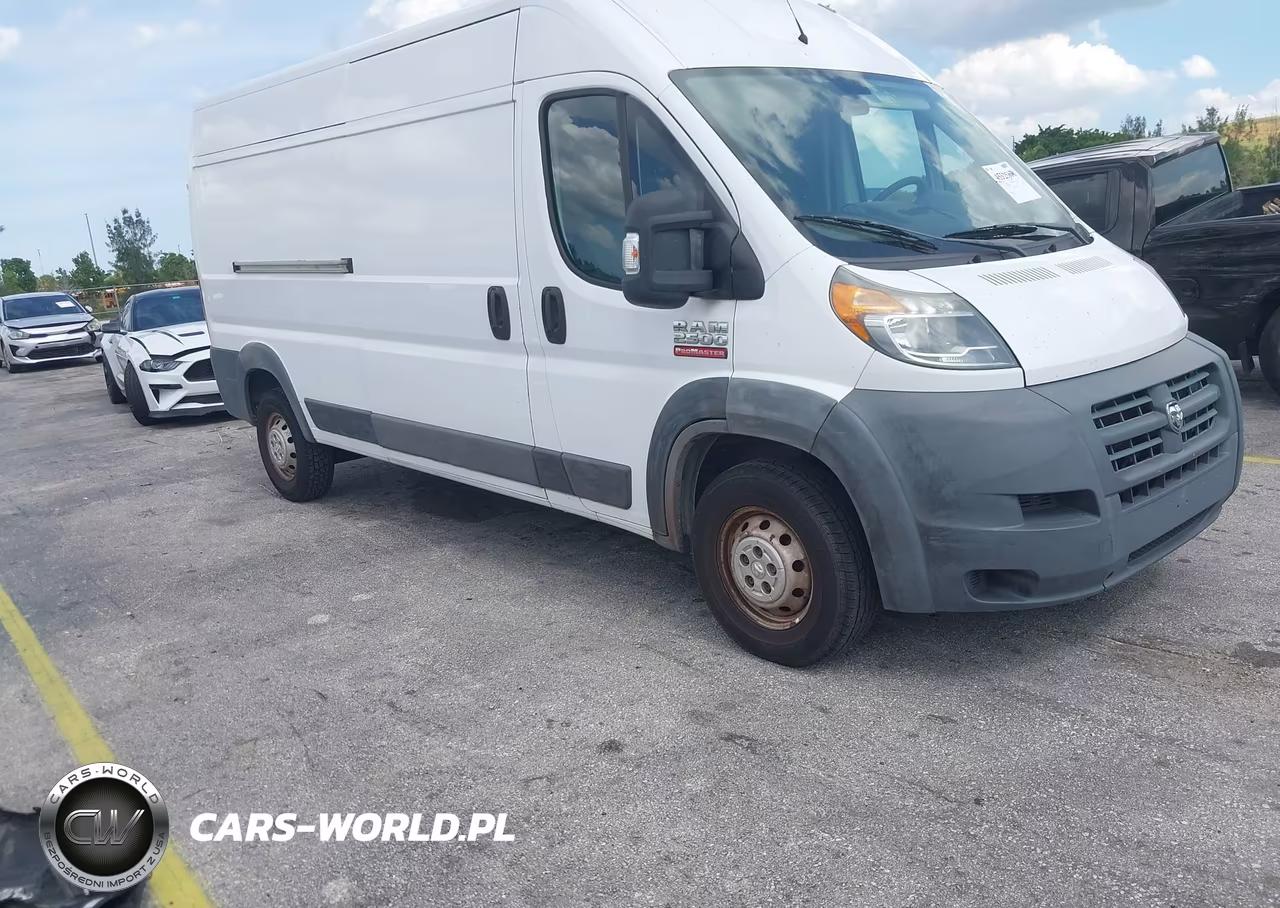 2017 Ram Promaster 2500 High Roof 159 Wb – zdjęcie 1 z 16