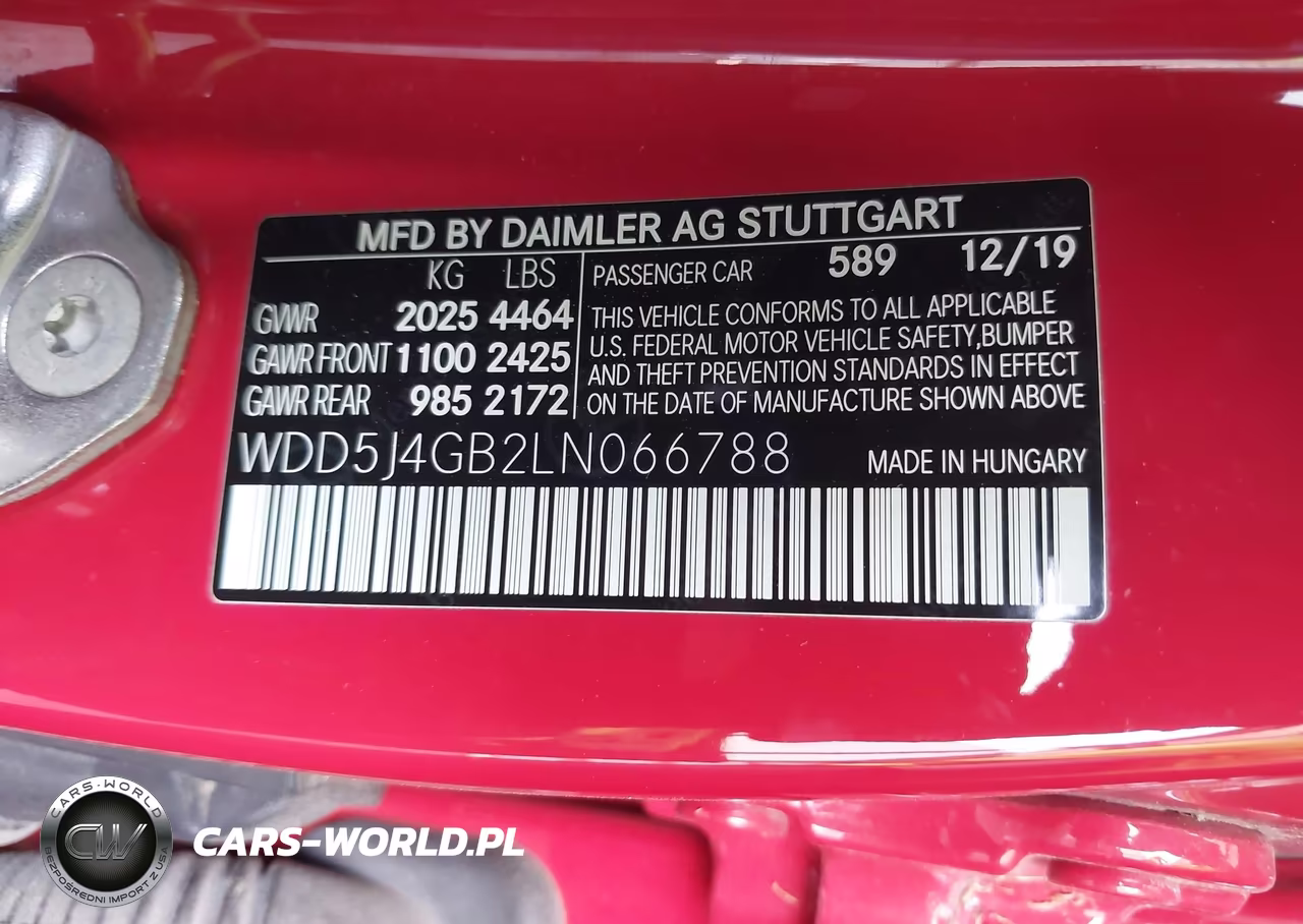 2020 Mercedes-Benz Cla 250 VIN:WDD5J4GB2LN066788 - 9