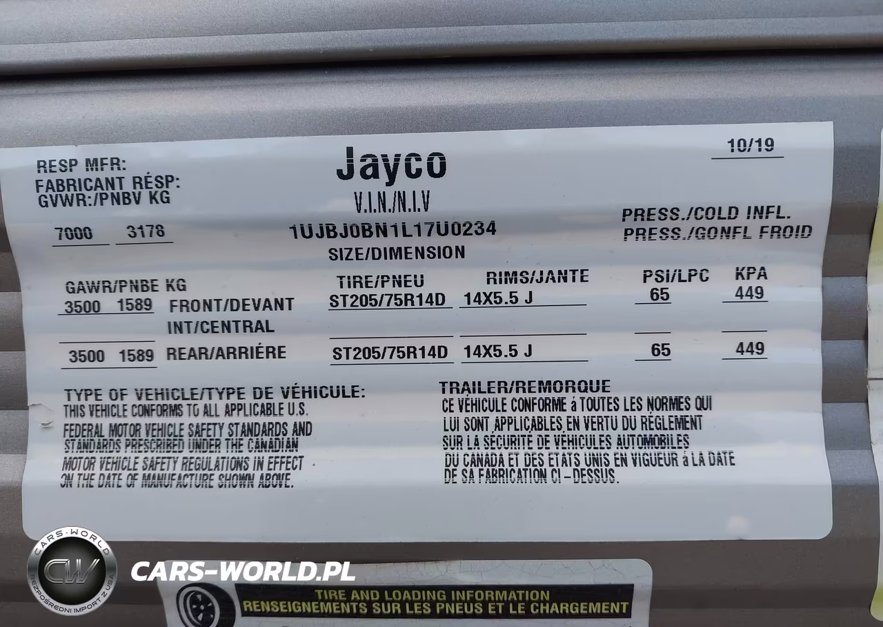 2020 Jayco Jay Flight Slx Brand VIN:1UJBJ0BN1L17U0234 - 9