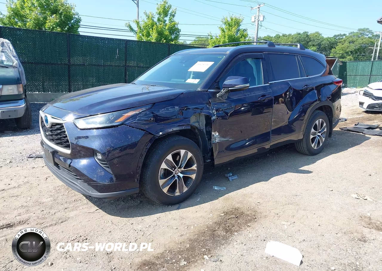 2021 Toyota Highlander Hybrid Xle VIN:5TDGBRCHXMS537069 - 2