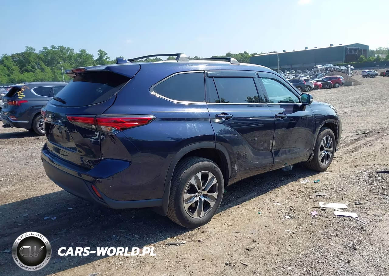 2021 Toyota Highlander Hybrid Xle VIN:5TDGBRCHXMS537069 - 4