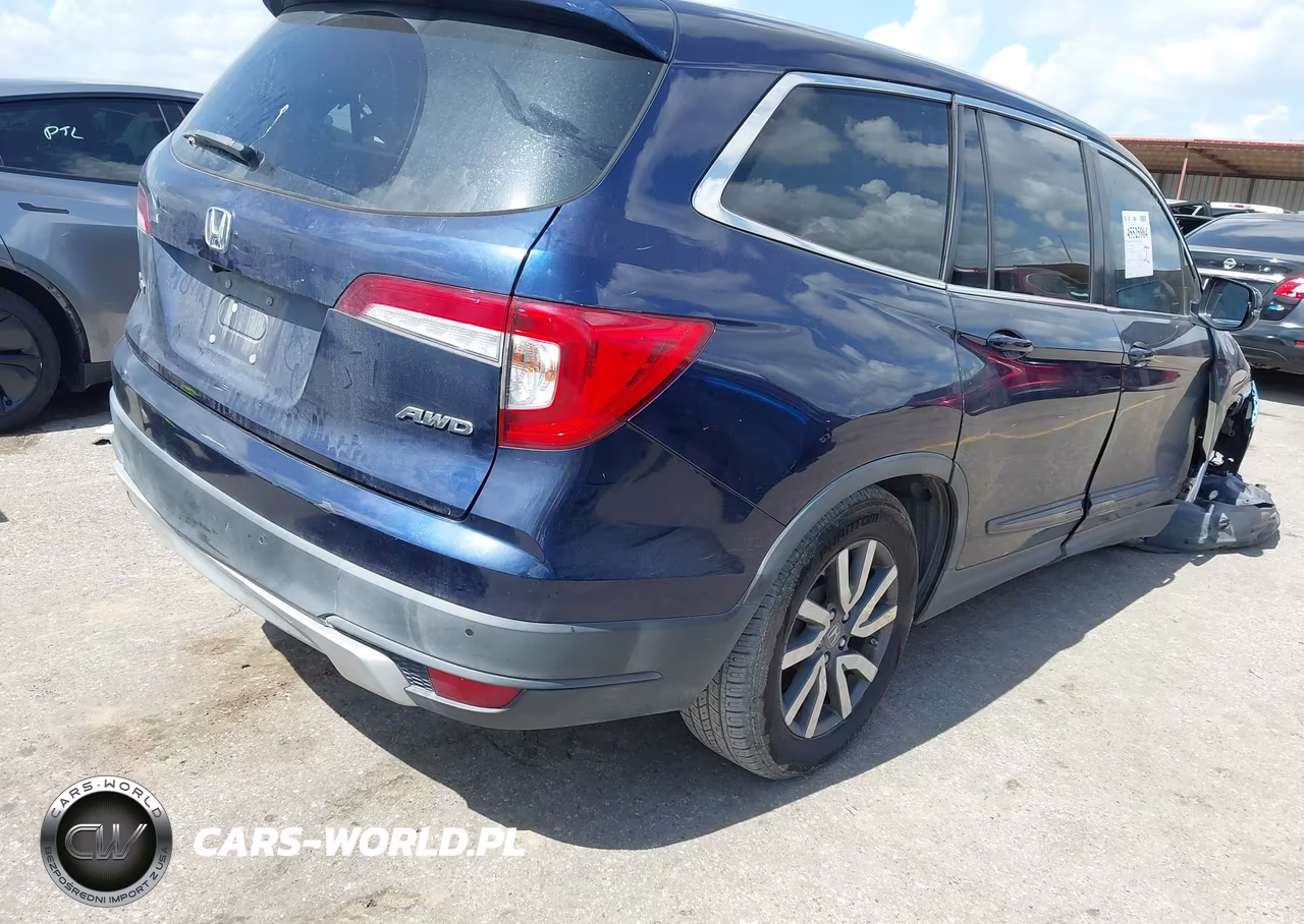 2019 Honda Pilot Ex VIN:5FNYF6H33KB058627 - 4