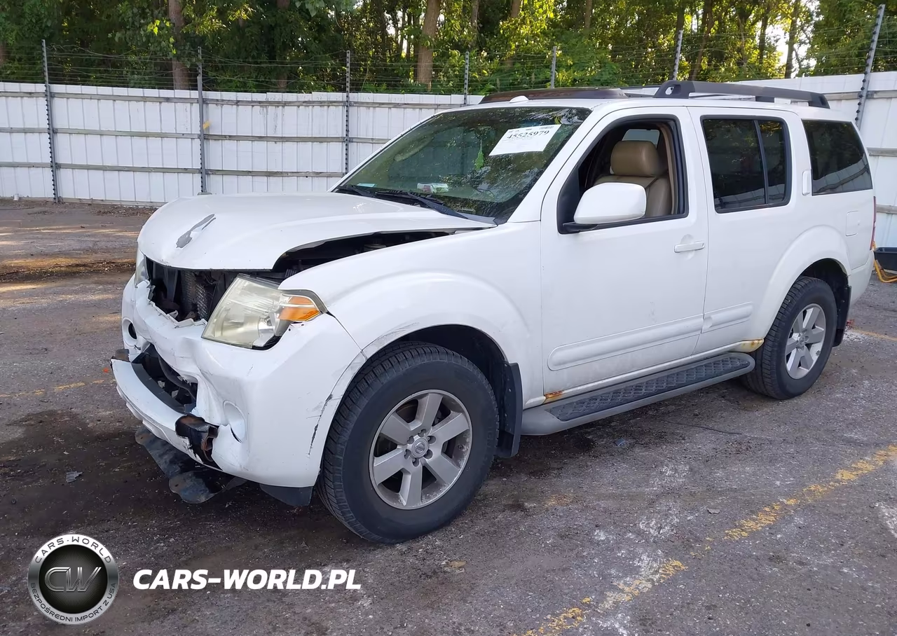 2008 Nissan Pathfinder Se VIN:5N1AR18B28C648872 - 2