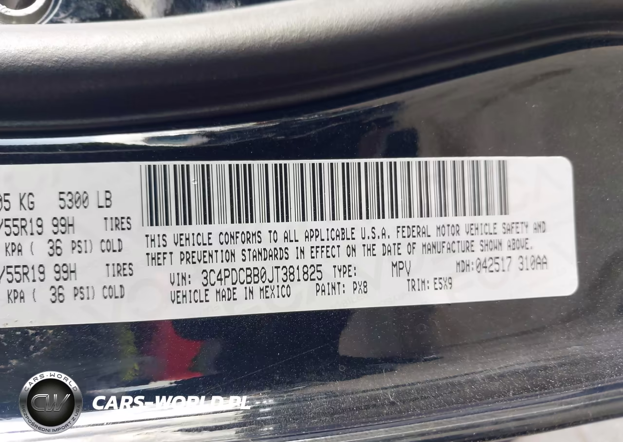2018 Dodge Journey Sxt VIN:3C4PDCBB0JT381825 - 9