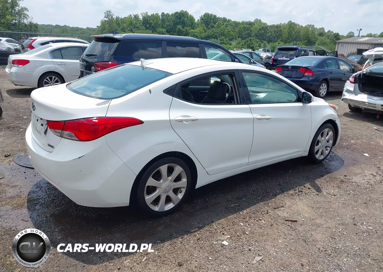 2012 Hyundai Elantra Limited VIN:5NPDH4AE8CH089920 - 4