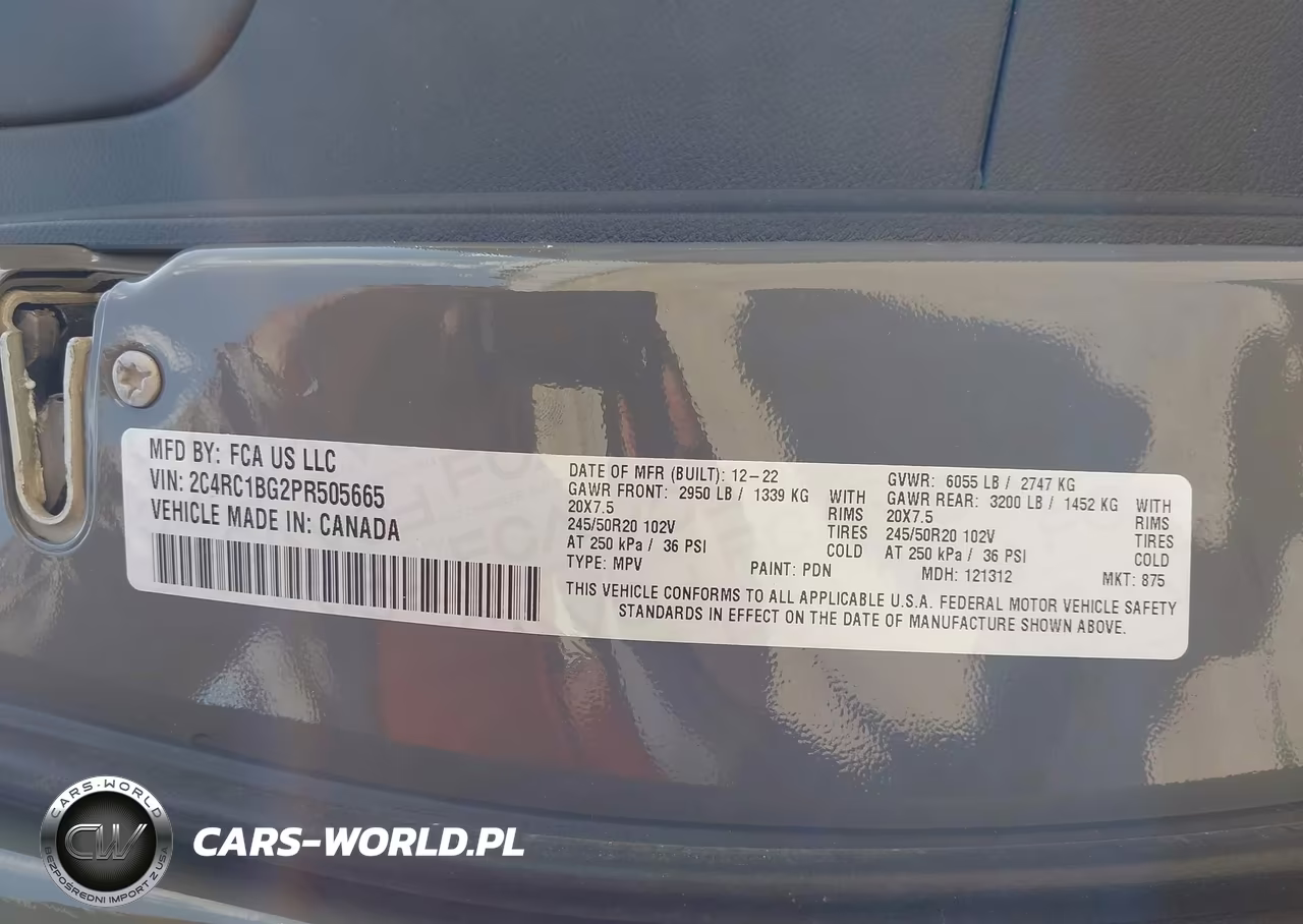 2023 Chrysler Pacifica Touring L VIN:2C4RC1BG2PR505665 - 9