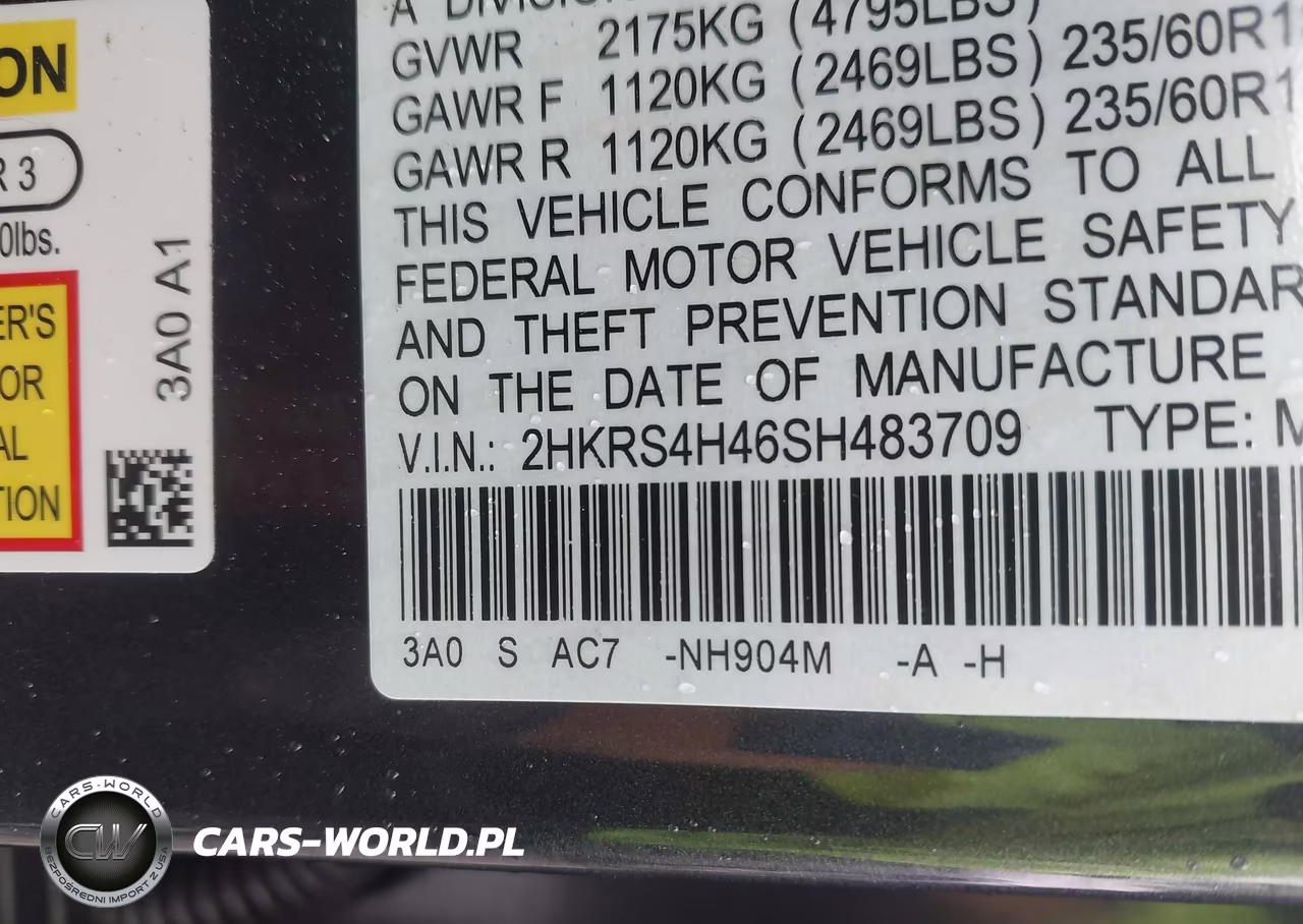 2025 Honda Cr-V Ex Awd VIN:2HKRS4H46SH483709 - 9