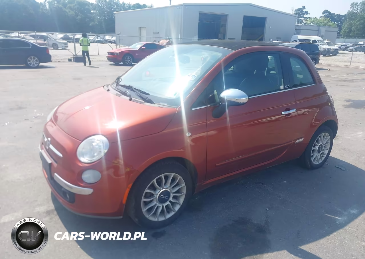2012 Fiat 500C Lounge VIN:3C3CFFER7CT248571 - 2