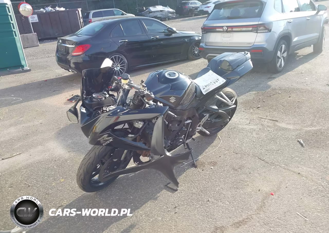 2008 Suzuki Gsx-R750 VIN:JS1GR7LA182100961 - 2