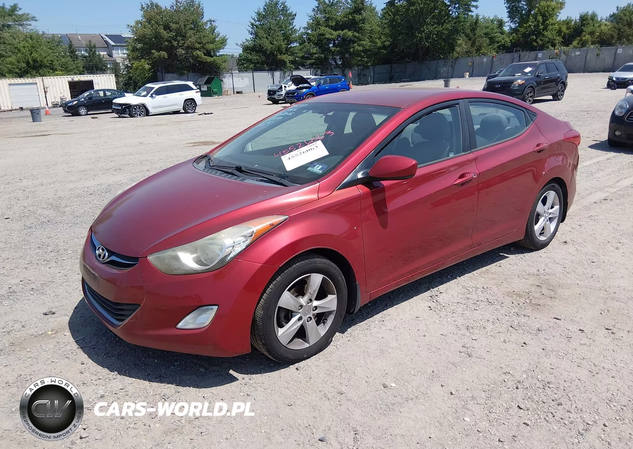 2013 Hyundai Elantra Gls VIN:5NPDH4AE4DH393344 - 2