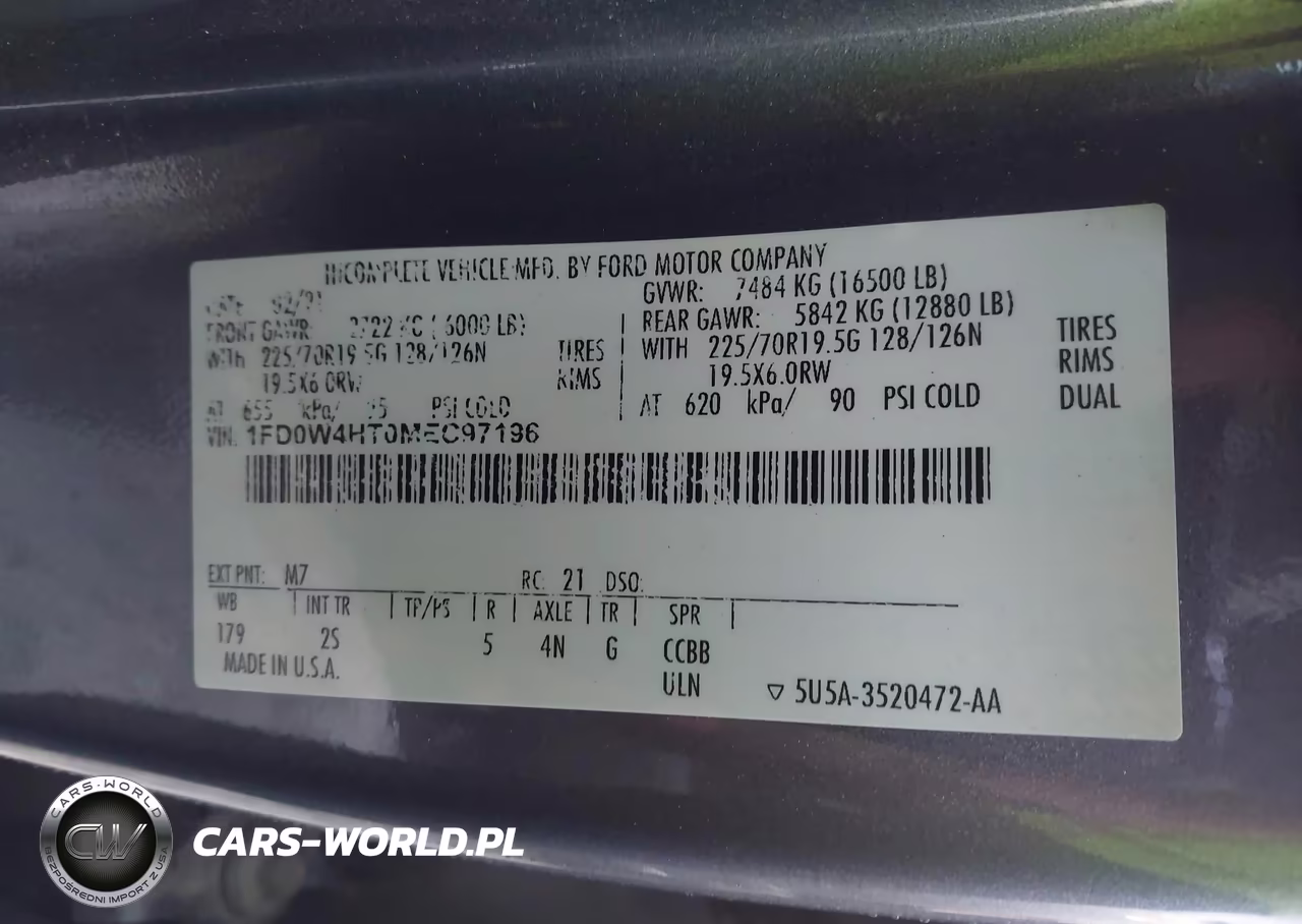 2021 Ford F-450 Chassis Lariat-Xl-Xlt VIN:1FD0W4HT0MEC97196 - 8
