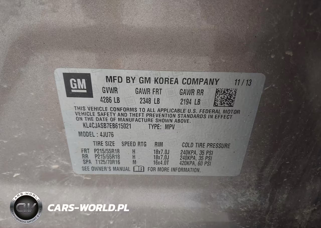 2014 Buick Encore VIN:KL4CJASB7EB615021 - 9