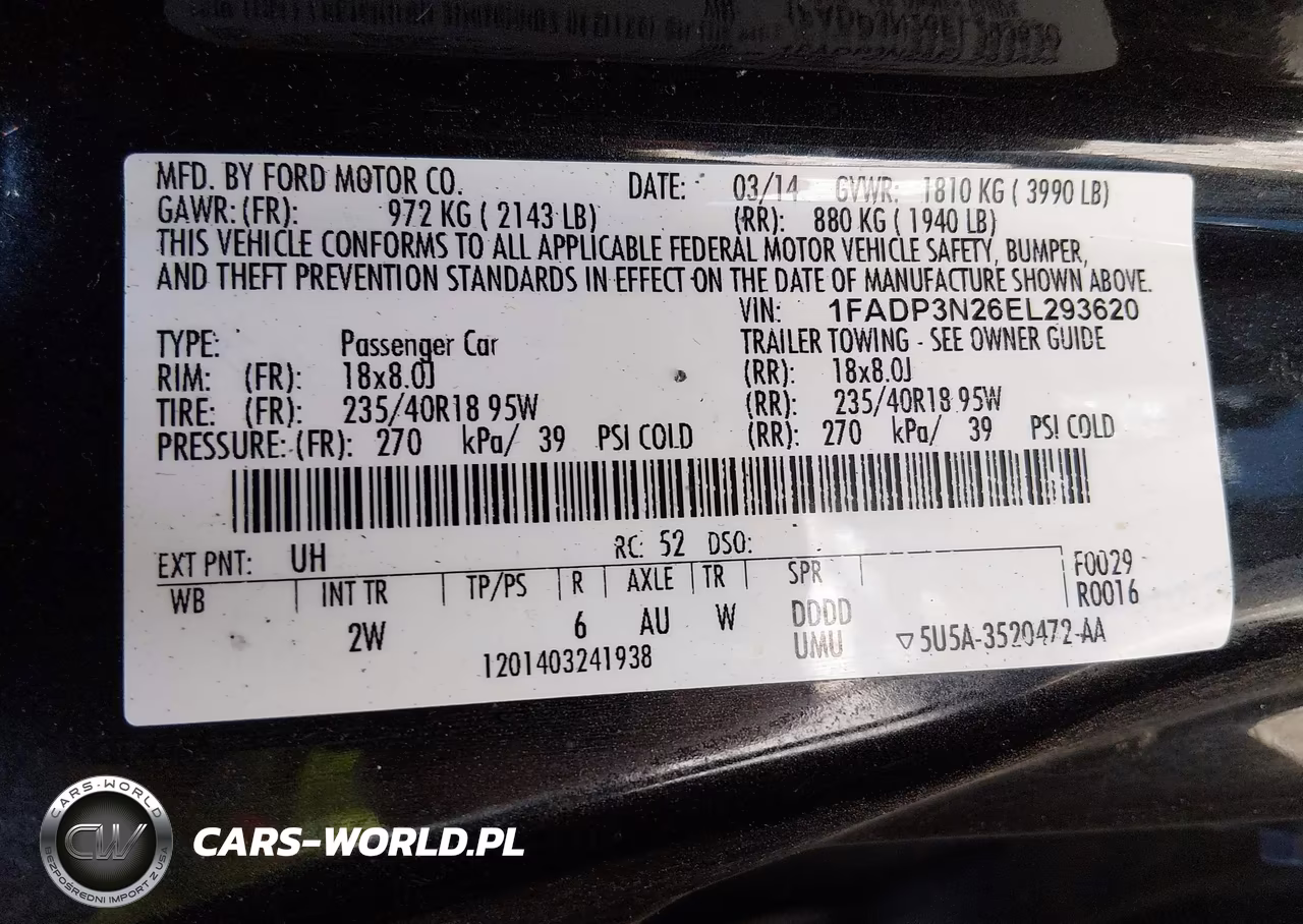 2014 Ford Focus Titanium VIN:1FADP3N26EL293620 - 9